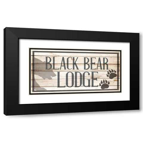 Lake House 10 Black Modern Wood Framed Art Print with Double Matting by Allen, Kimberly
