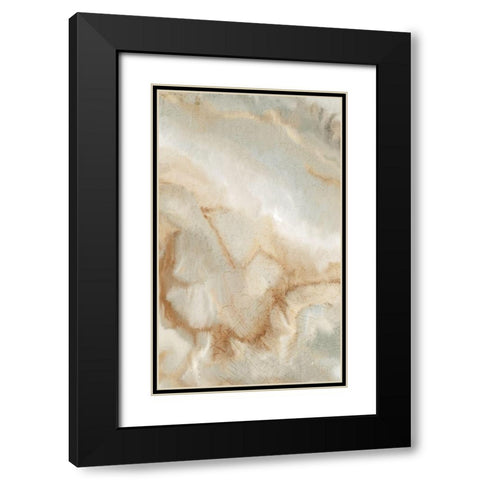 Neutral Stream 2 Black Modern Wood Framed Art Print with Double Matting by Allen, Kimberly