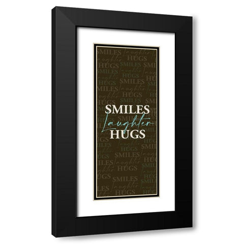 Smiles Black Modern Wood Framed Art Print with Double Matting by Allen, Kimberly