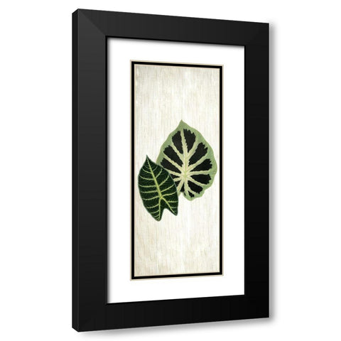 Botanical Greens 2 Black Modern Wood Framed Art Print with Double Matting by Allen, Kimberly
