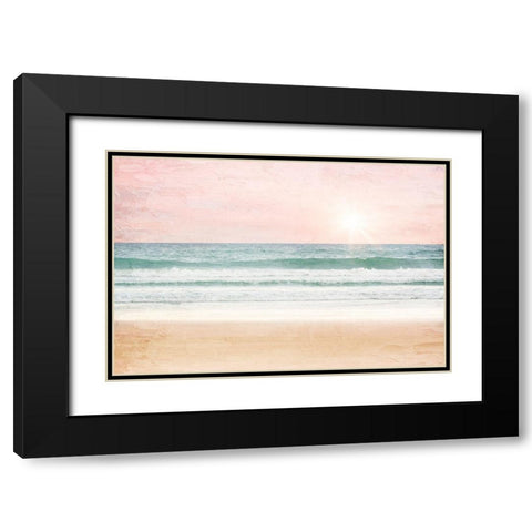 Sunset Black Modern Wood Framed Art Print with Double Matting by Allen, Kimberly