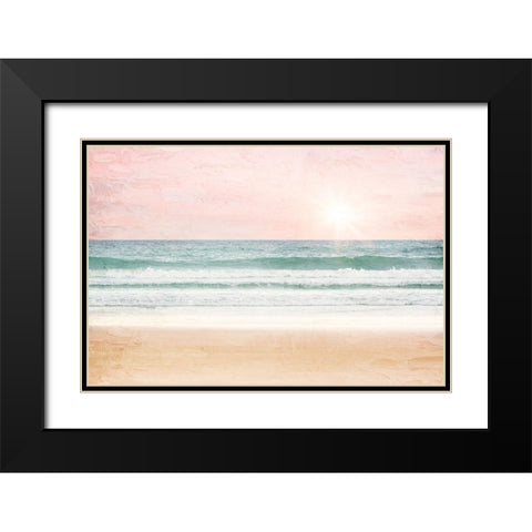 Sunset Black Modern Wood Framed Art Print with Double Matting by Allen, Kimberly
