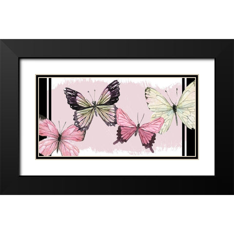 Brave Wings 3 Black Modern Wood Framed Art Print with Double Matting by Allen, Kimberly