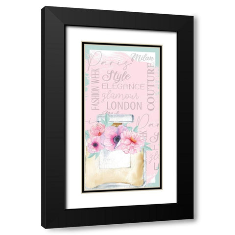 Perfume 1 Black Modern Wood Framed Art Print with Double Matting by Allen, Kimberly