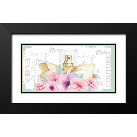 Perfume 3 Black Modern Wood Framed Art Print with Double Matting by Allen, Kimberly