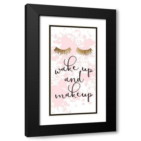 Make UP Black Modern Wood Framed Art Print with Double Matting by Allen, Kimberly