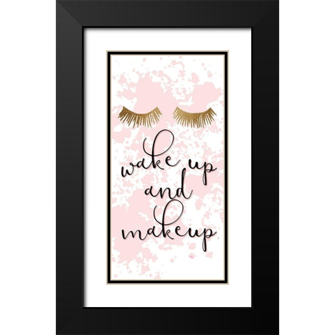 Make UP Black Modern Wood Framed Art Print with Double Matting by Allen, Kimberly