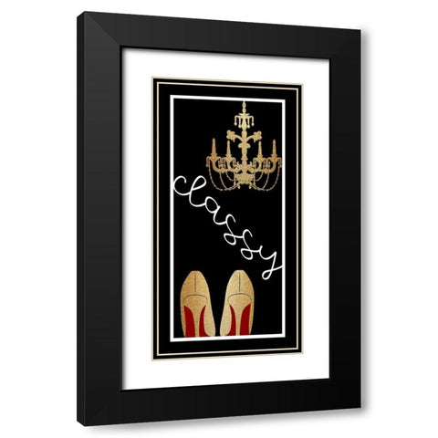 Classy Black Modern Wood Framed Art Print with Double Matting by Allen, Kimberly