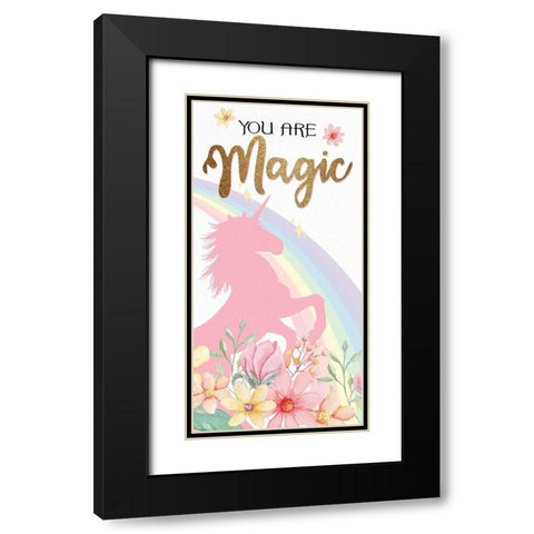 You are Magic 1 Black Modern Wood Framed Art Print with Double Matting by Allen, Kimberly
