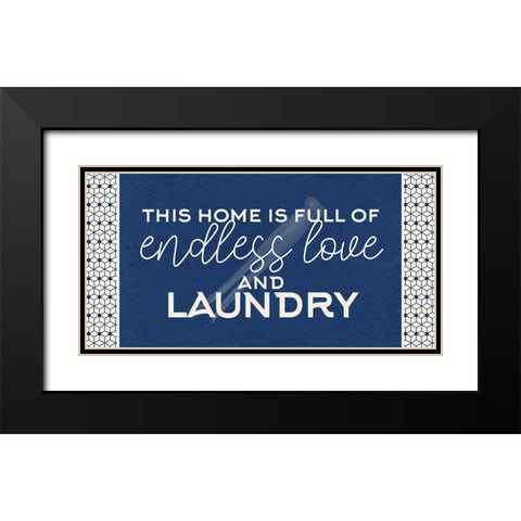 Endless Love Black Modern Wood Framed Art Print with Double Matting by Allen, Kimberly