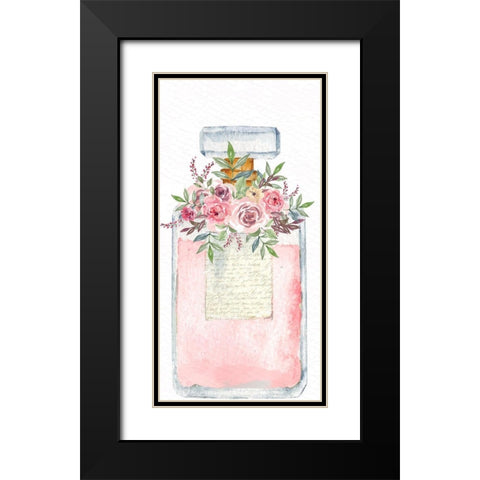 Pink Scent 1 Black Modern Wood Framed Art Print with Double Matting by Allen, Kimberly