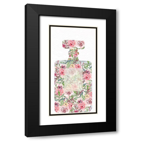 Pink Scent 3 Black Modern Wood Framed Art Print with Double Matting by Allen, Kimberly