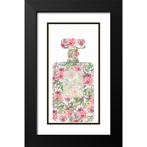 Pink Scent 3 Black Modern Wood Framed Art Print with Double Matting by Allen, Kimberly