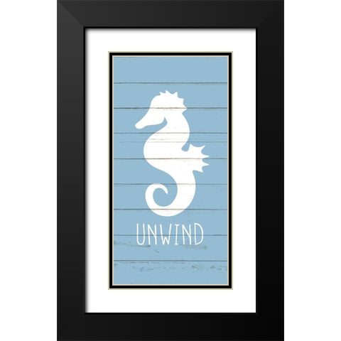 Eat Sleep Beach 6 Black Modern Wood Framed Art Print with Double Matting by Allen, Kimberly