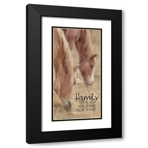 Side by Side Black Modern Wood Framed Art Print with Double Matting by Allen, Kimberly