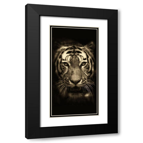All Things 1 Black Modern Wood Framed Art Print with Double Matting by Allen, Kimberly