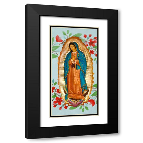 In Love 1 Black Modern Wood Framed Art Print with Double Matting by Allen, Kimberly