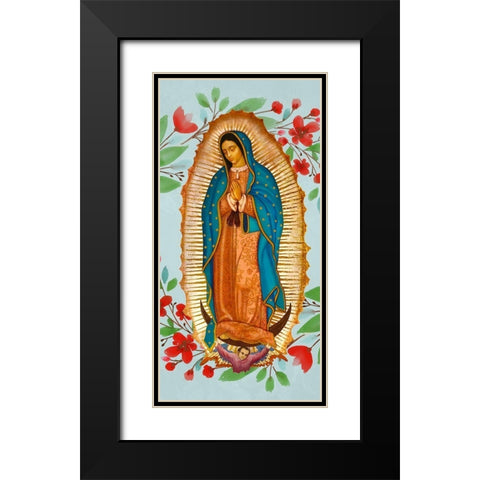 In Love 1 Black Modern Wood Framed Art Print with Double Matting by Allen, Kimberly