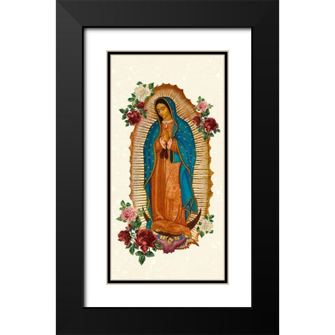 Pray 7 V2 Black Modern Wood Framed Art Print with Double Matting by Allen, Kimberly