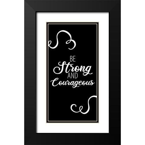 Strong 1 Black Modern Wood Framed Art Print with Double Matting by Allen, Kimberly