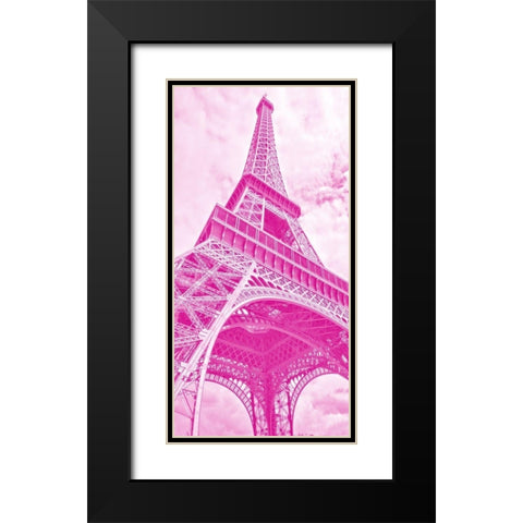 Paris Peonies 1 Black Modern Wood Framed Art Print with Double Matting by Allen, Kimberly