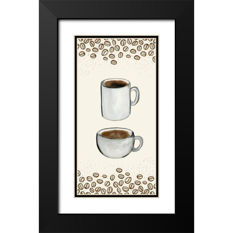 Rise 1 Black Modern Wood Framed Art Print with Double Matting by Allen, Kimberly