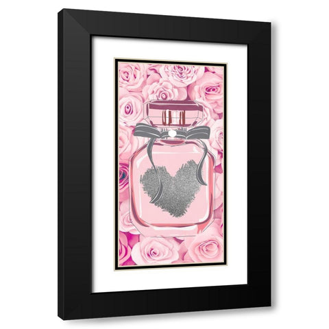 Perfume Roses Black Modern Wood Framed Art Print with Double Matting by Allen, Kimberly
