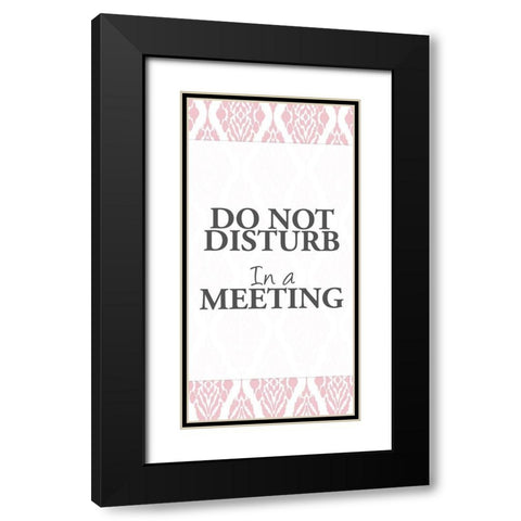 In a Meeting Black Modern Wood Framed Art Print with Double Matting by Allen, Kimberly