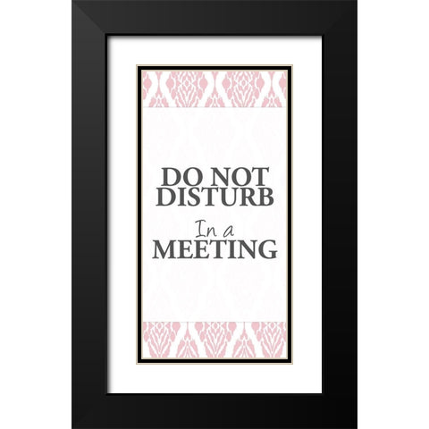 In a Meeting Black Modern Wood Framed Art Print with Double Matting by Allen, Kimberly