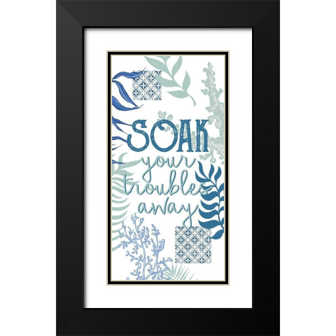 Under the Sea 4 Black Modern Wood Framed Art Print with Double Matting by Allen, Kimberly