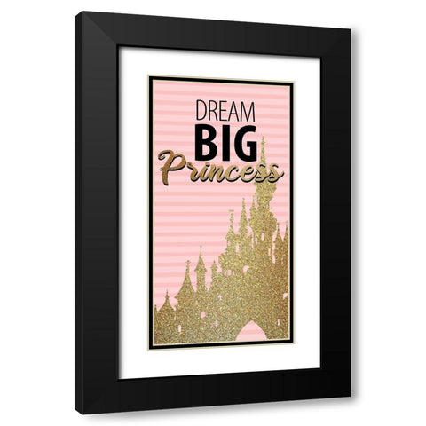 Little Princess 6 Black Modern Wood Framed Art Print with Double Matting by Allen, Kimberly