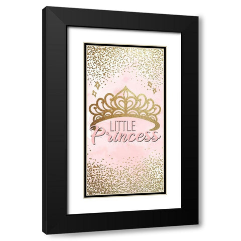 Little Princess Pink 1 Black Modern Wood Framed Art Print with Double Matting by Allen, Kimberly