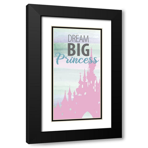 Fairytale Princess 6 Black Modern Wood Framed Art Print with Double Matting by Allen, Kimberly