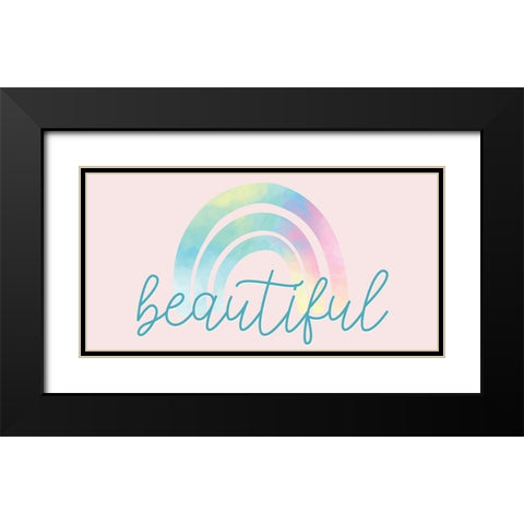Beautiful Rainbow Black Modern Wood Framed Art Print with Double Matting by Allen, Kimberly