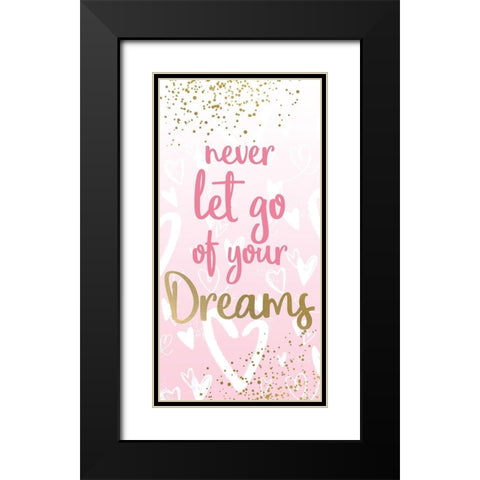 Let Go 1 Black Modern Wood Framed Art Print with Double Matting by Allen, Kimberly