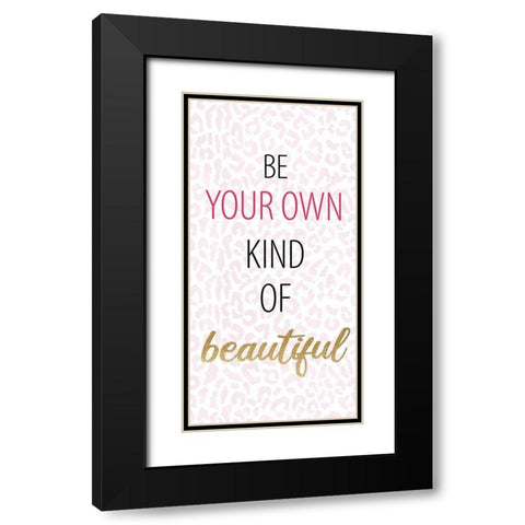 Believe Sparkle 6 Black Modern Wood Framed Art Print with Double Matting by Allen, Kimberly