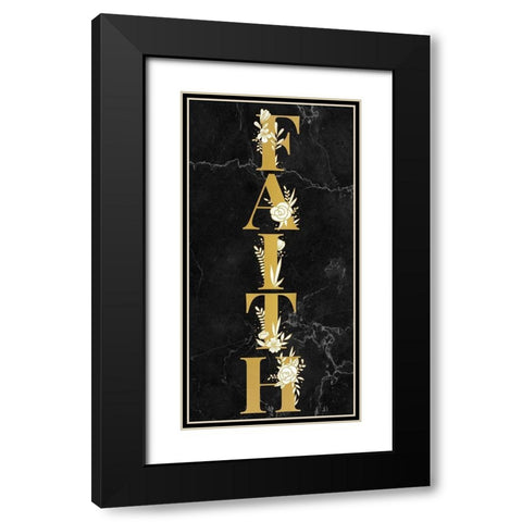 Faithfulness 1 Black Modern Wood Framed Art Print with Double Matting by Allen, Kimberly