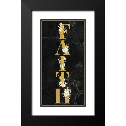 Faithfulness 1 Black Modern Wood Framed Art Print with Double Matting by Allen, Kimberly
