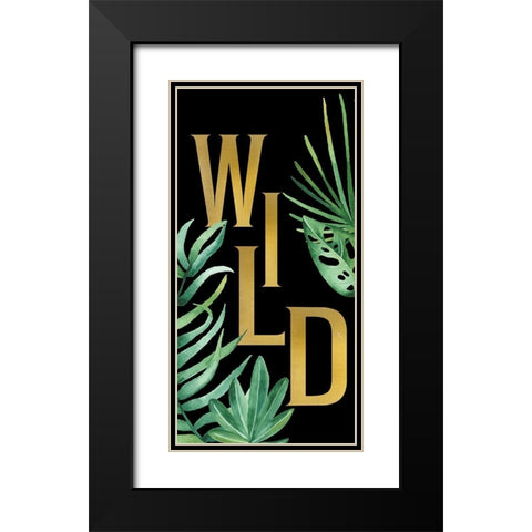 Wild 1 Black Modern Wood Framed Art Print with Double Matting by Allen, Kimberly