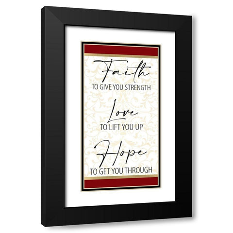 At the Cross 1 Black Modern Wood Framed Art Print with Double Matting by Allen, Kimberly