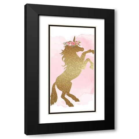 Believe in Magic 1 Black Modern Wood Framed Art Print with Double Matting by Allen, Kimberly