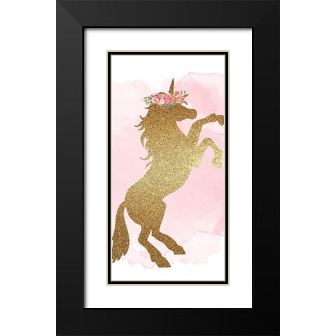 Believe in Magic 1 Black Modern Wood Framed Art Print with Double Matting by Allen, Kimberly