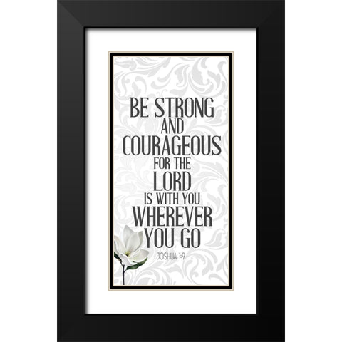 In Love 1 v3 Black Modern Wood Framed Art Print with Double Matting by Allen, Kimberly