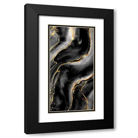 Just a Girl 1 Black Modern Wood Framed Art Print with Double Matting by Allen, Kimberly