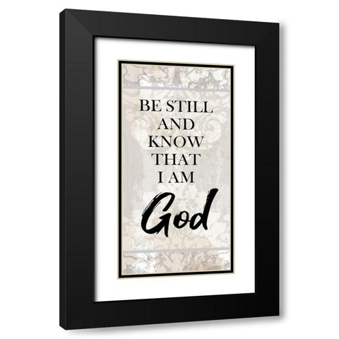 Know 1 Black Modern Wood Framed Art Print with Double Matting by Allen, Kimberly
