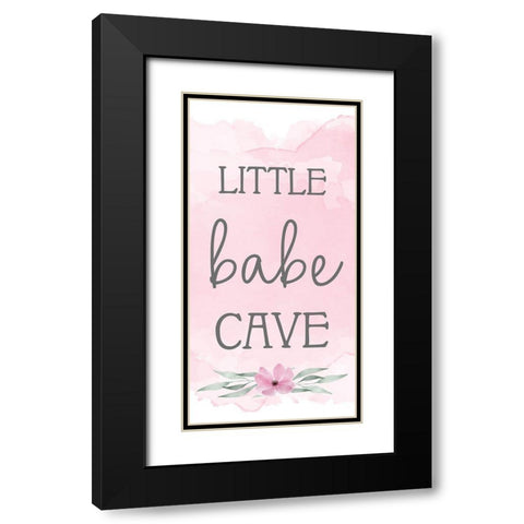 Little Babe Cave 1 Black Modern Wood Framed Art Print with Double Matting by Allen, Kimberly