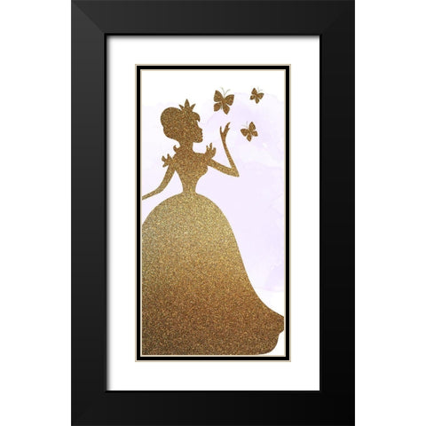 A Princess 1 Black Modern Wood Framed Art Print with Double Matting by Allen, Kimberly