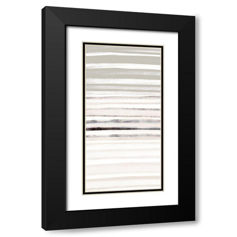Panel Layered 1 Black Modern Wood Framed Art Print with Double Matting by Allen, Kimberly