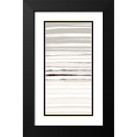 Panel Layered 1 Black Modern Wood Framed Art Print with Double Matting by Allen, Kimberly