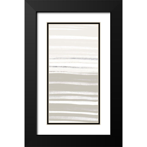 Panel Layered 2 Black Modern Wood Framed Art Print with Double Matting by Allen, Kimberly